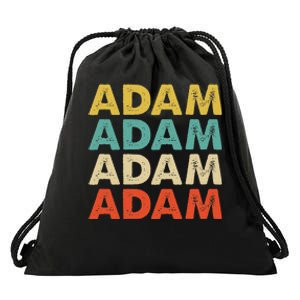 Adam Name Drawstring Bag