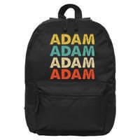 Adam Name 16 in Basic Backpack