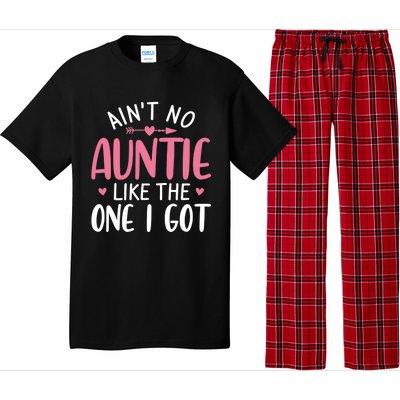 Aint No Auntie Like The One I Got Funny Aunt Tee For Niece Gift Pajama Set