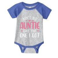 Aint No Auntie Like The One I Got Funny Aunt Tee For Niece Gift Infant Baby Jersey Bodysuit