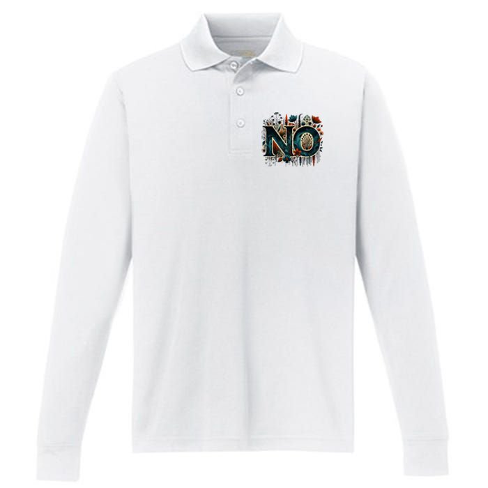 Absolutely Not Performance Long Sleeve Polo