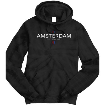 Amsterdam Netherlands Tie Dye Hoodie