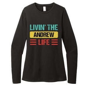 Andrew Name Womens CVC Long Sleeve Shirt