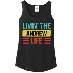 Andrew Name Ladies Essential Tank