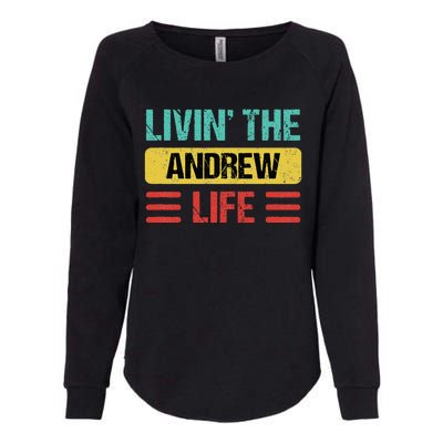 Andrew Name Womens California Wash Sweatshirt