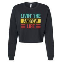 Andrew Name Cropped Pullover Crew