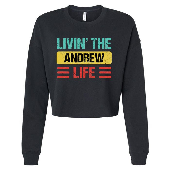 Andrew Name Cropped Pullover Crew