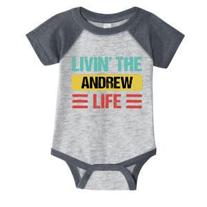 Andrew Name Infant Baby Jersey Bodysuit