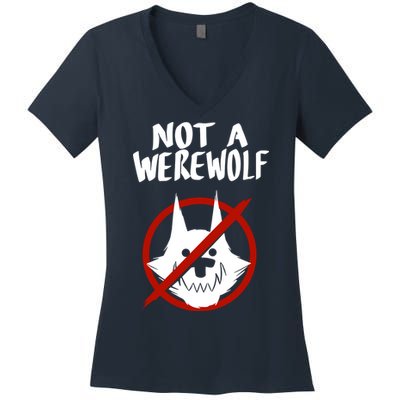 ATW Not A Werewolf Women's V-Neck T-Shirt