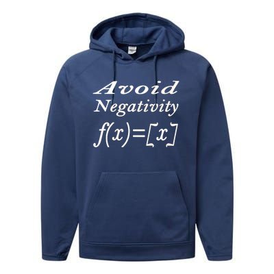 Avoid Negativity Performance Fleece Hoodie