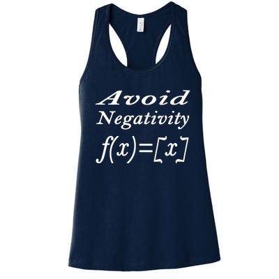 Avoid Negativity Women's Racerback Tank