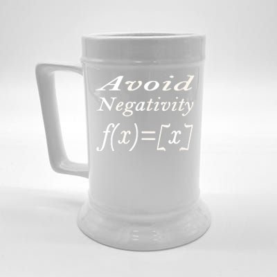 Avoid Negativity Beer Stein