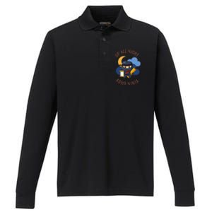 Adhd Ninja Performance Long Sleeve Polo