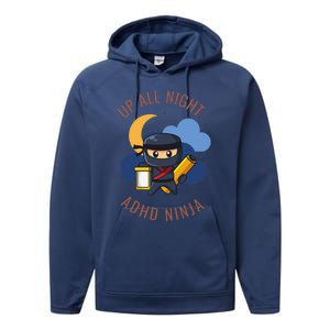 Adhd Ninja Performance Fleece Hoodie