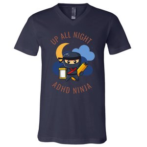 Adhd Ninja V-Neck T-Shirt