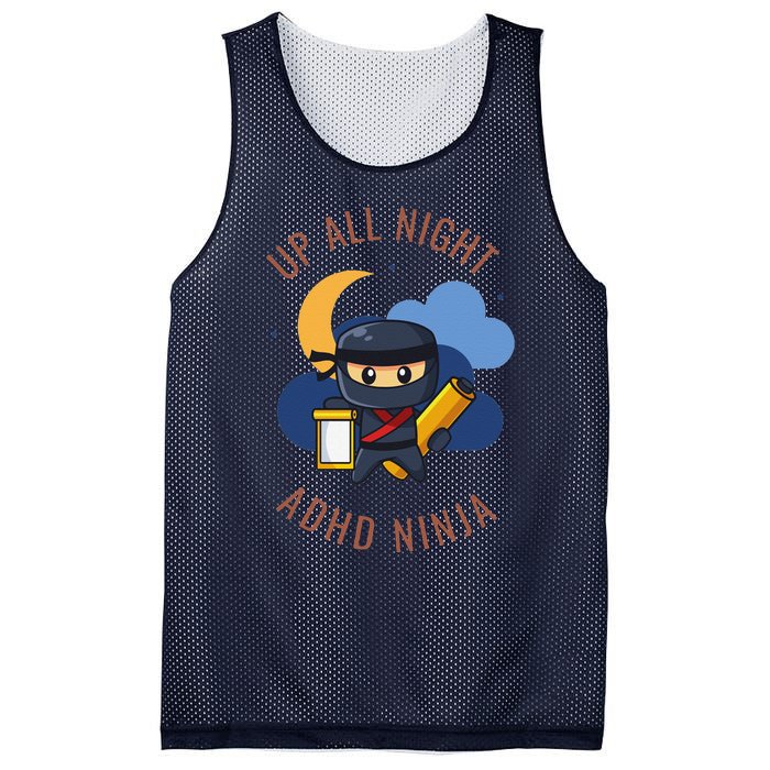 Adhd Ninja Mesh Reversible Basketball Jersey Tank