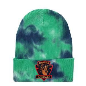 Abenaki Native American Indian Pride Respect Arrow Tie Dye 12in Knit Beanie