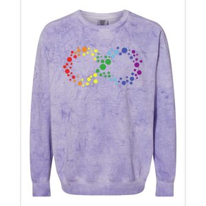 Autism Neurodiversity Awareness Symbol Colorblast Crewneck Sweatshirt