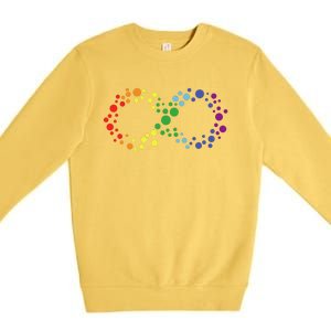 Autism Neurodiversity Awareness Symbol Premium Crewneck Sweatshirt