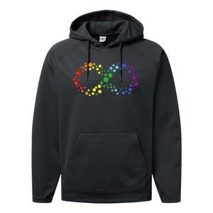 Autism Neurodiversity Awareness Symbol Performance Fleece Hoodie