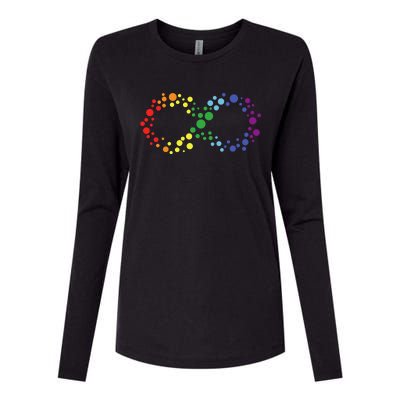 Autism Neurodiversity Awareness Symbol Womens Cotton Relaxed Long Sleeve T-Shirt