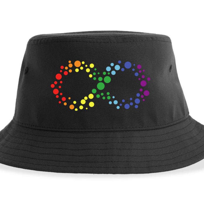 Autism Neurodiversity Awareness Symbol Sustainable Bucket Hat