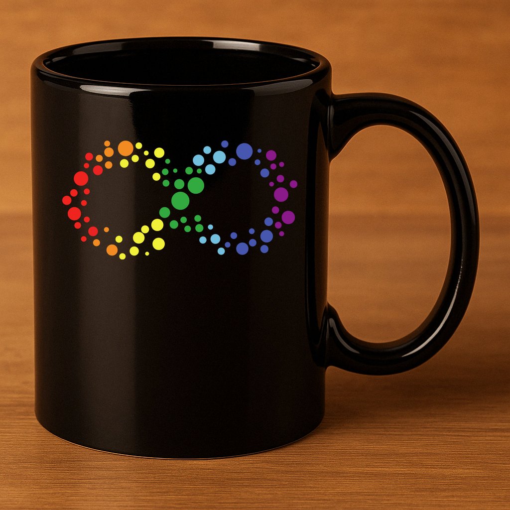 Autism Neurodiversity Awareness Symbol 11oz C Handle Ceramic Mug