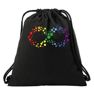 Autism Neurodiversity Awareness Symbol Drawstring Bag