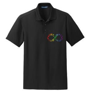 Autism Neurodiversity Awareness Symbol Dry Zone Grid Polo