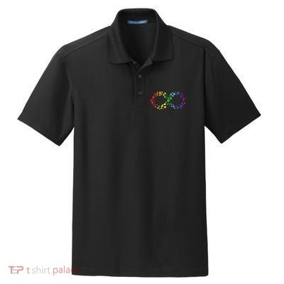 Autism Neurodiversity Awareness Symbol Dry Zone Grid Polo