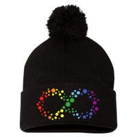 Autism Neurodiversity Awareness Symbol Pom Pom 12in Knit Beanie