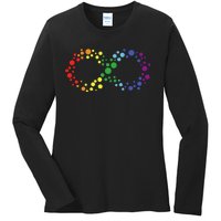 Autism Neurodiversity Awareness Symbol Ladies Long Sleeve Shirt