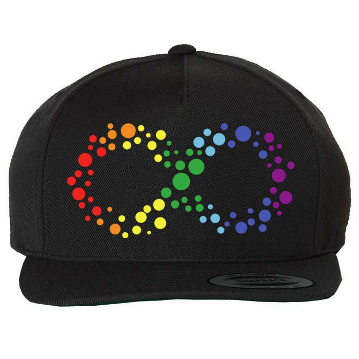 Autism Neurodiversity Awareness Symbol Wool Snapback Cap