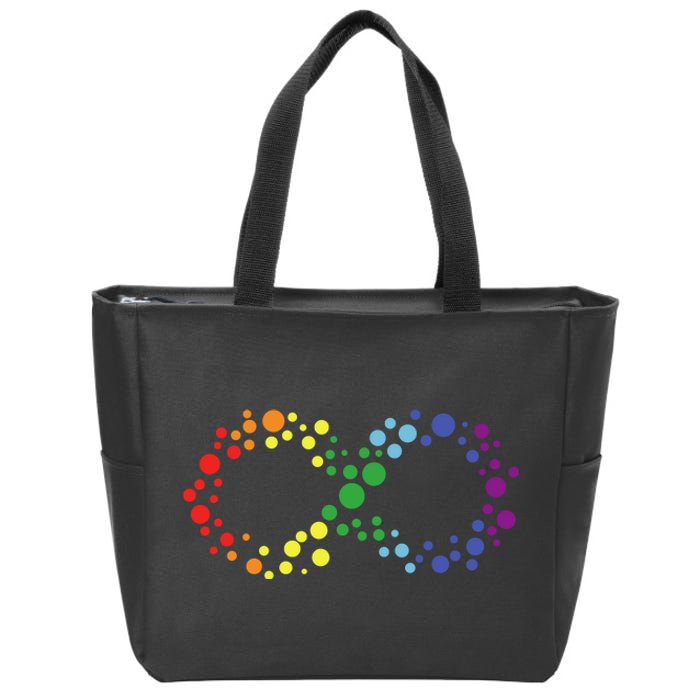 Autism Neurodiversity Awareness Symbol Zip Tote Bag