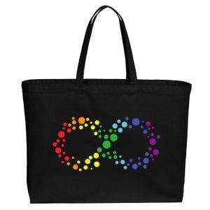 Autism Neurodiversity Awareness Symbol Cotton Canvas Jumbo Tote