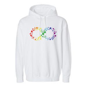 Autism Neurodiversity Awareness Symbol Garment-Dyed Fleece Hoodie