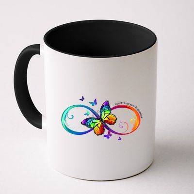 Acceptance Not Awareness Butterfly Mug