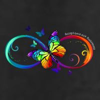 Acceptance Not Awareness Butterfly 11oz C Handle Ceramic Mug