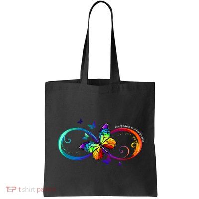 Acceptance Not Awareness Butterfly Bag