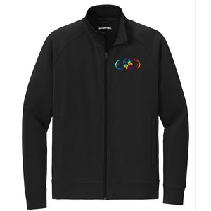 Acceptance Not Awareness Butterfly Stretch Full-Zip Cadet Jacket