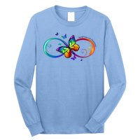 Acceptance Not Awareness Butterfly Long Sleeve Shirt