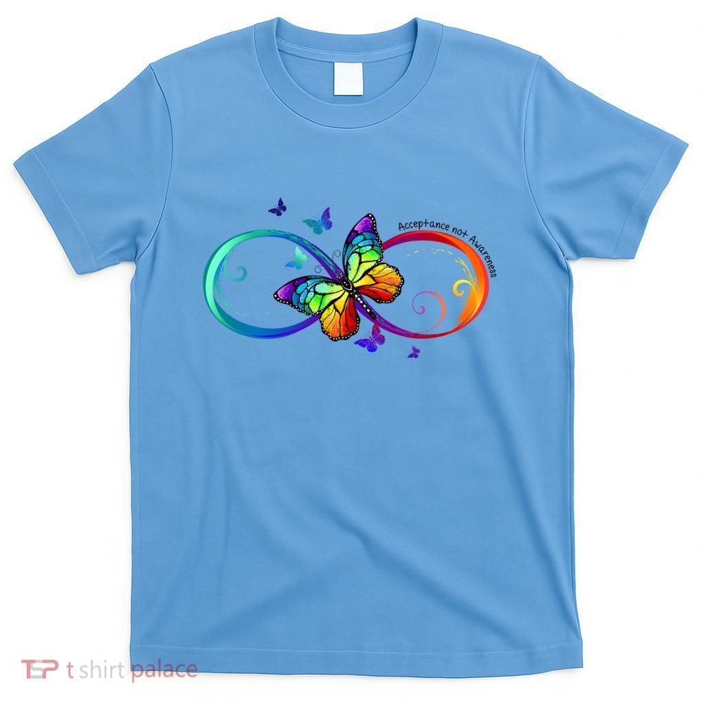 Acceptance Not Awareness Butterfly T-Shirt