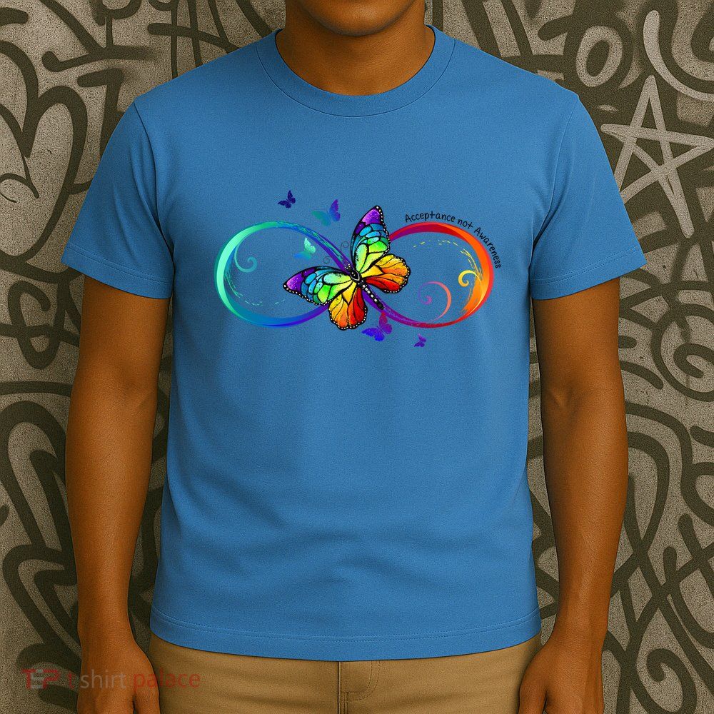 Acceptance Not Awareness Butterfly T-Shirt