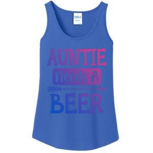 Auntie Needs A Beer Family Ing Beers Cool Birthday Cute Gift Ladies Essential Tank