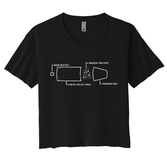 Anatomy of a Pew Bullet Crop Top