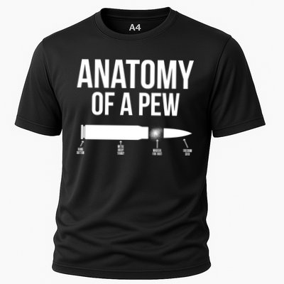 Anatomy Of A Pew Funny Bullet Pro Guns Performance Shirt