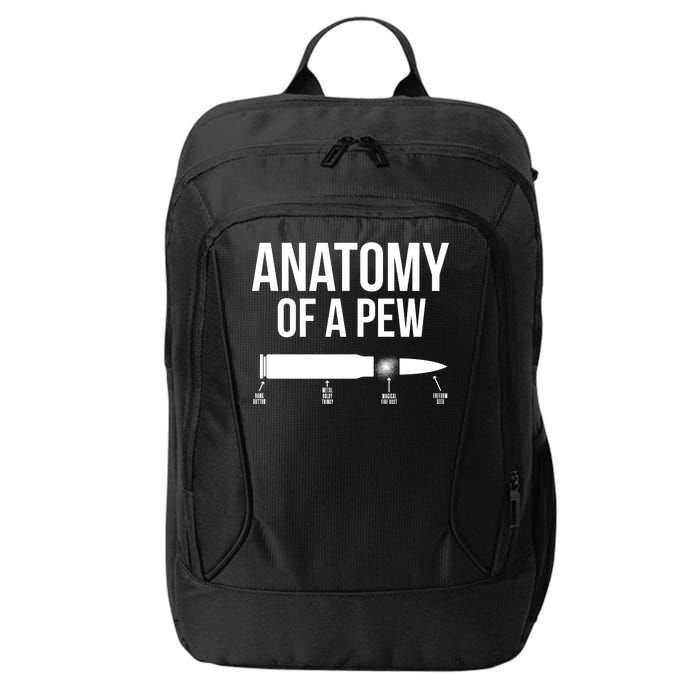 Anatomy Of A Pew Funny Bullet Pro Guns City Backpack