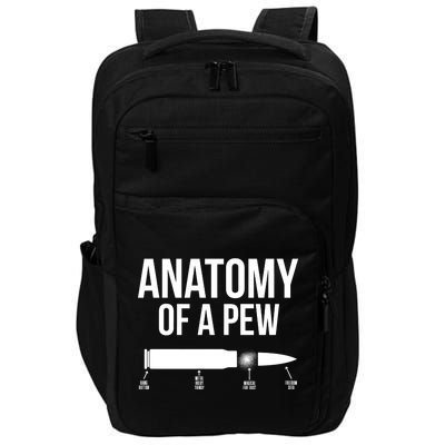 Anatomy Of A Pew Funny Bullet Pro Guns Impact Tech Backpack