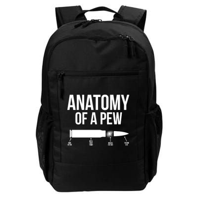 Anatomy Of A Pew Funny Bullet Pro Guns Daily Commute Backpack