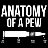 Anatomy Of A Pew Funny Bullet Pro Guns Bucket Hat
